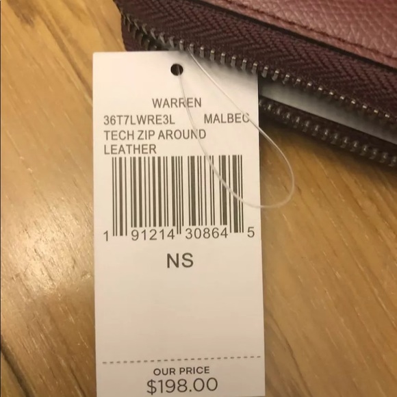 Michael kors Warren leather tech zip around wallet - Picture 3 of 5